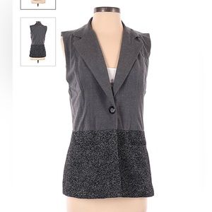 CABI GRAY OVER THE MOON WOMENS VEST STYLE #518 SIZE XLARGE